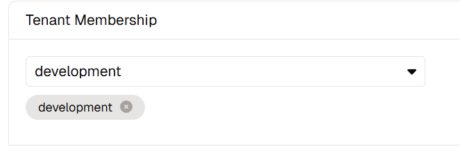 Add User Membership Section