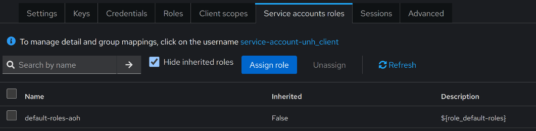 Assign Role