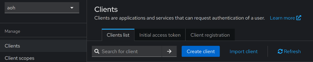 Create Client