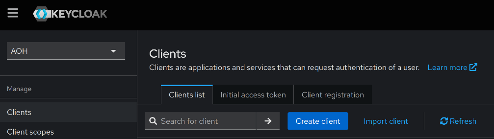 Create Client