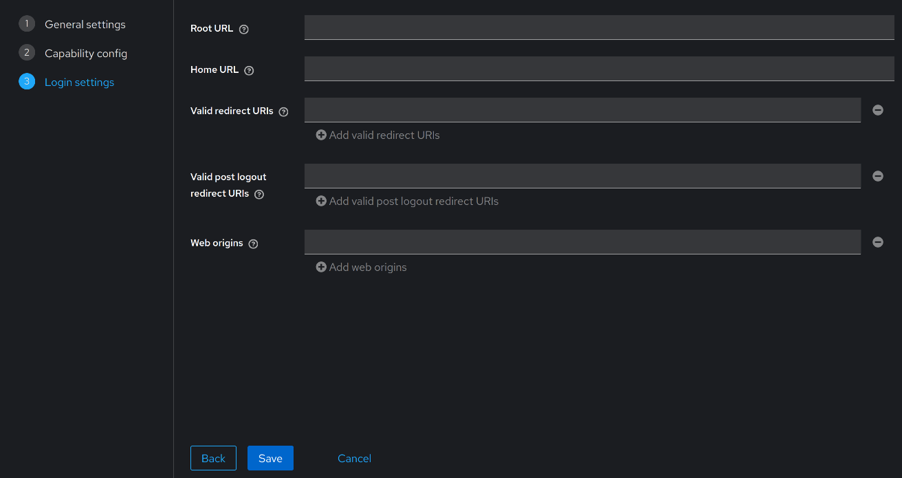 Create Client Step 3