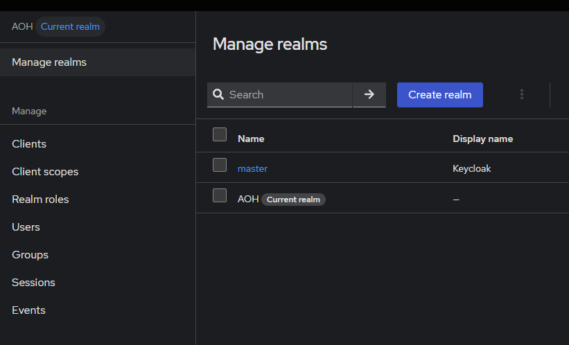 Realm List