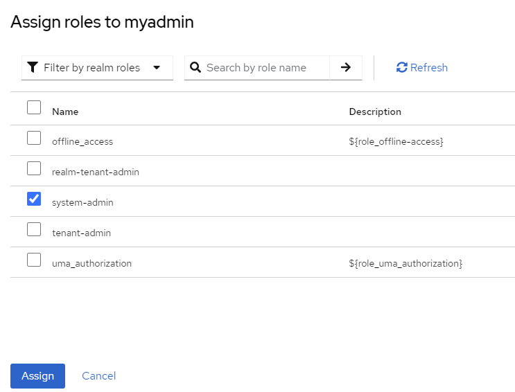 System-admin Role